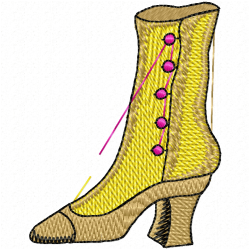 Shoes Embroidery Design 12 Shoes Embroidery Design 12
